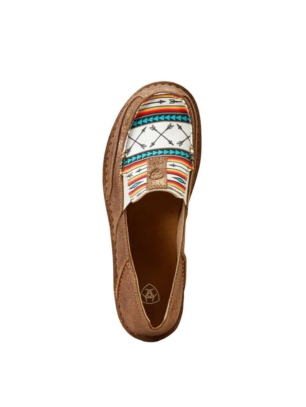 Ariat Slipon Shoes Cruiser NWT Womens SZ 9.5 Rose Gold Serape 10046918